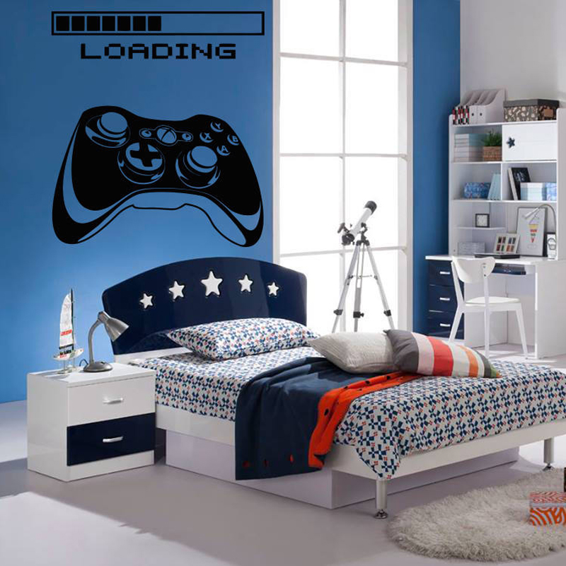 Home Decor Xbox Games - Sticker mural Gamer Xbox chargement contrôleur