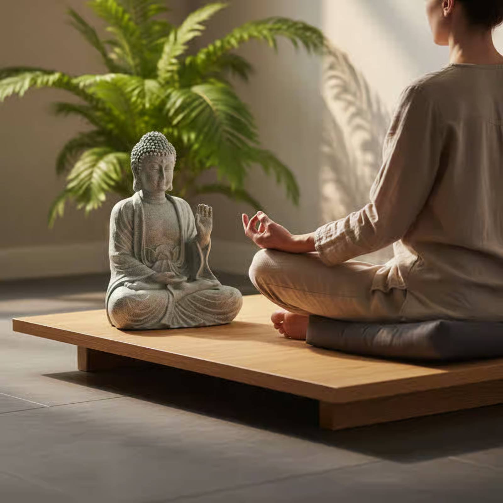 Home Decor Zen - Ensemble de 3 figurines de Bouddha