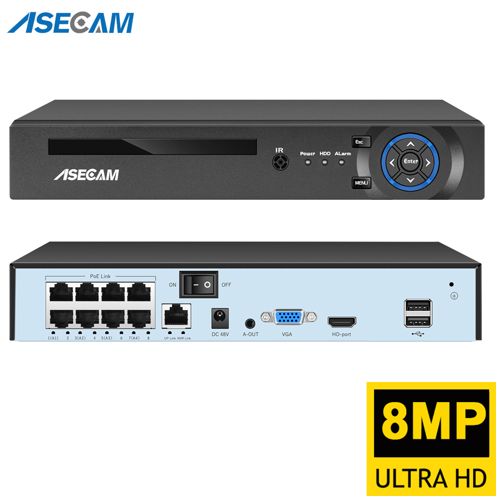 Home Decor Uk - Super 8MP POE NVR enregistreur vidéo