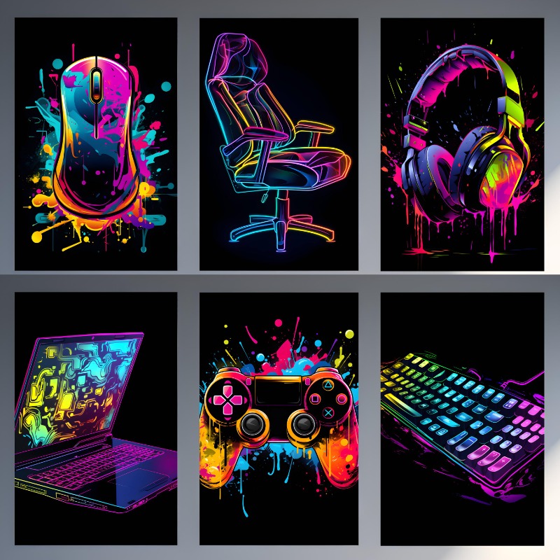 Home Decor Xbox Games - Affiches de jeu vidéo d'interconnexion au