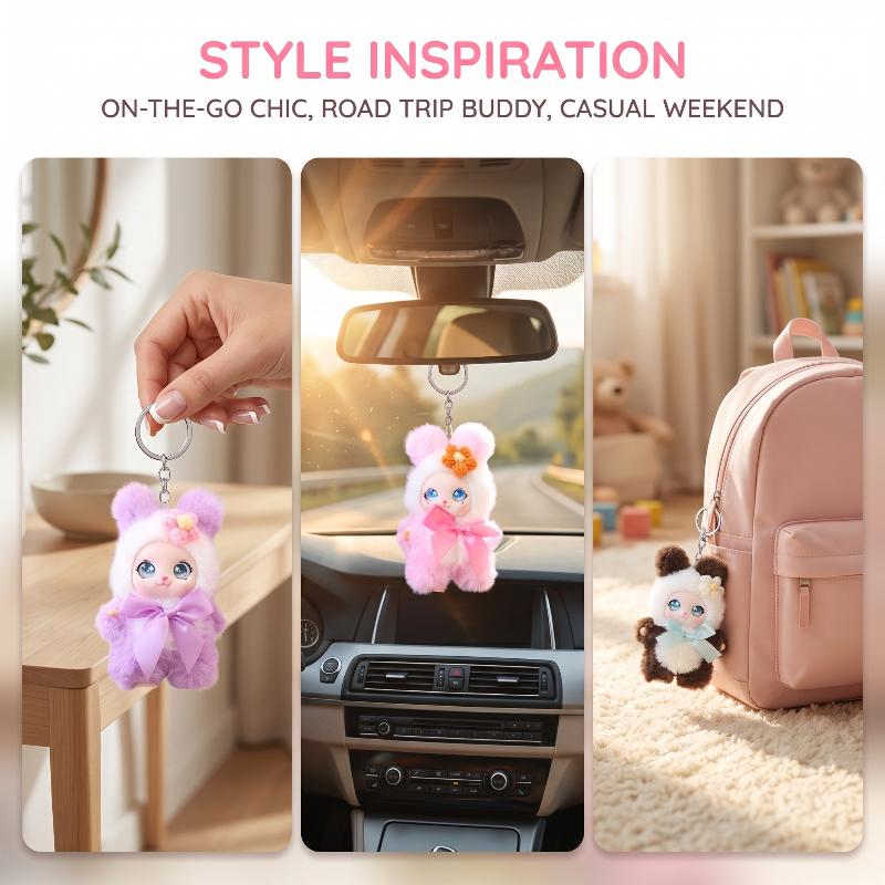 Porte-clés en peluche animal m - Home Decor Games avis et prix