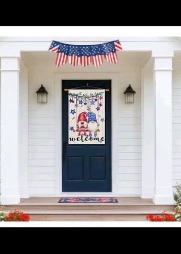 Drapeau de bienvenue avec des  - Home Decor Usa avis et prix