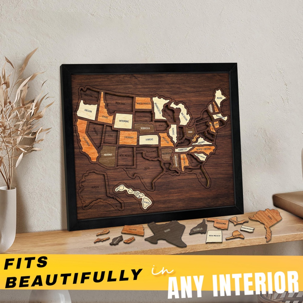 Puzzle mural personnalisable e - Home Decor Usa avis et prix