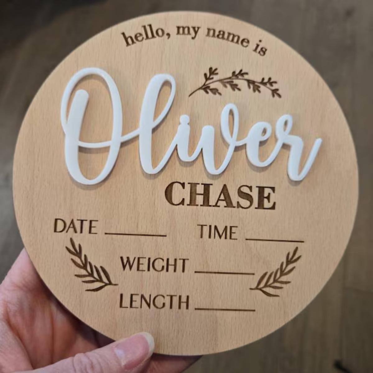 1 plaque personnalisée en bois - Home Decor Inspo avis et prix