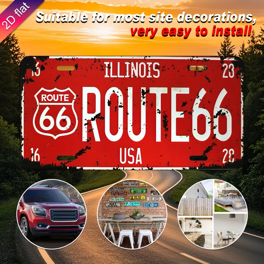 Plaque en aluminium style plaq - Home Decor Usa avis et prix