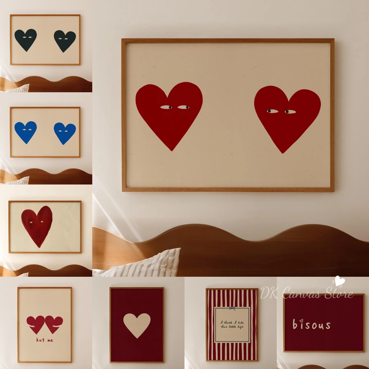 Affiche sur toile avec yeux de - Home Decor Lovely Home avis et prix