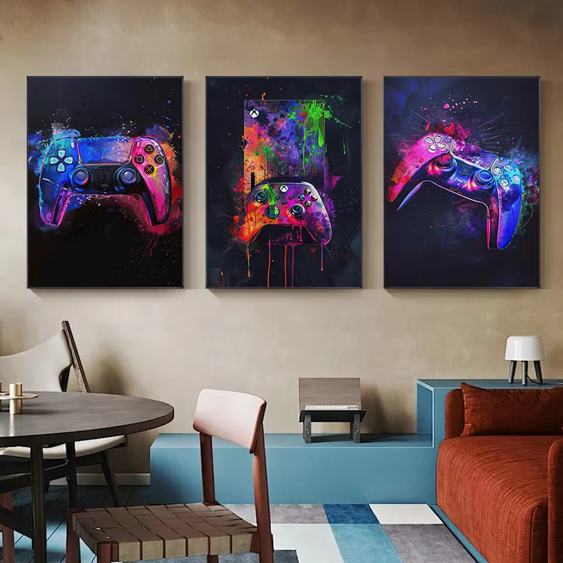 Affiches de jeux vidéo néon aq - Home Decor Xbox Games avis et prix