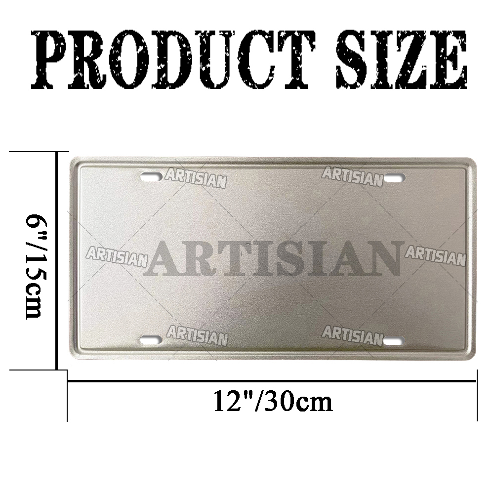 Artisian – Plaque d'immatricul - Home Decor Usa avis et prix