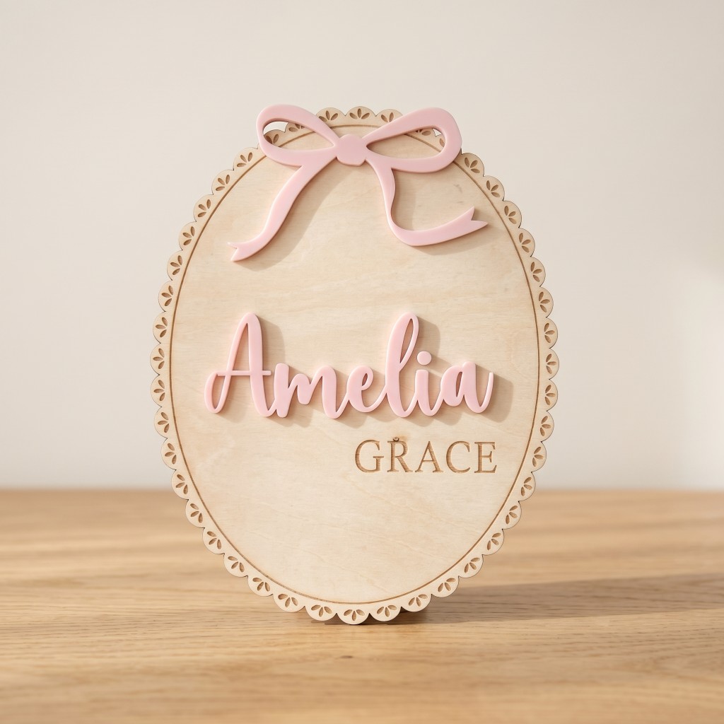 1 plaque nominative personnali - Home Decor Inspo avis et prix