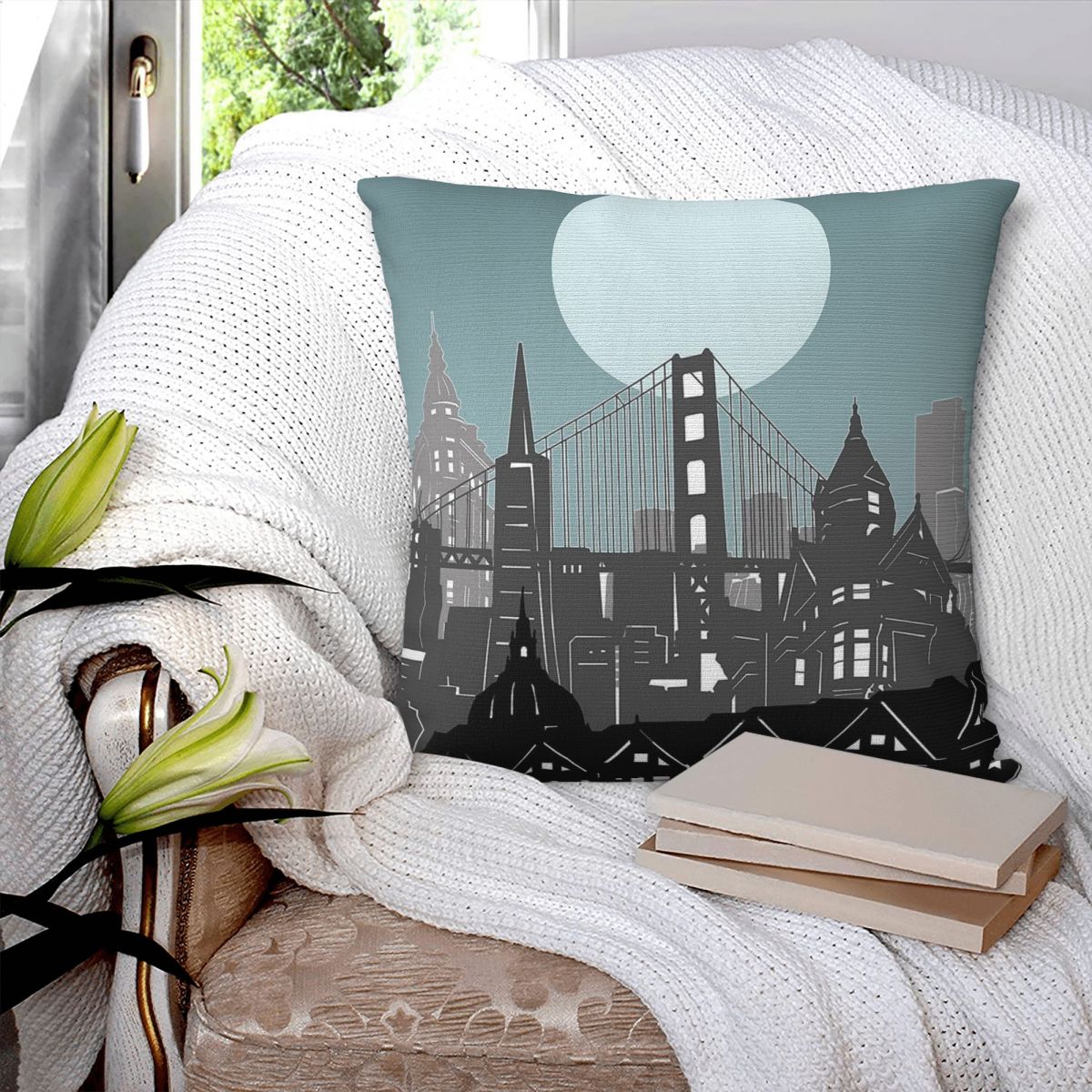 San Francisco Skyline USA Hous - Home Decor Usa avis et prix
