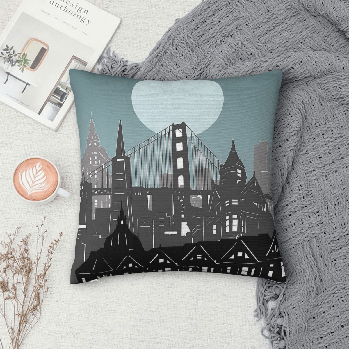 San Francisco Skyline USA Hous - Home Decor Usa avis et prix