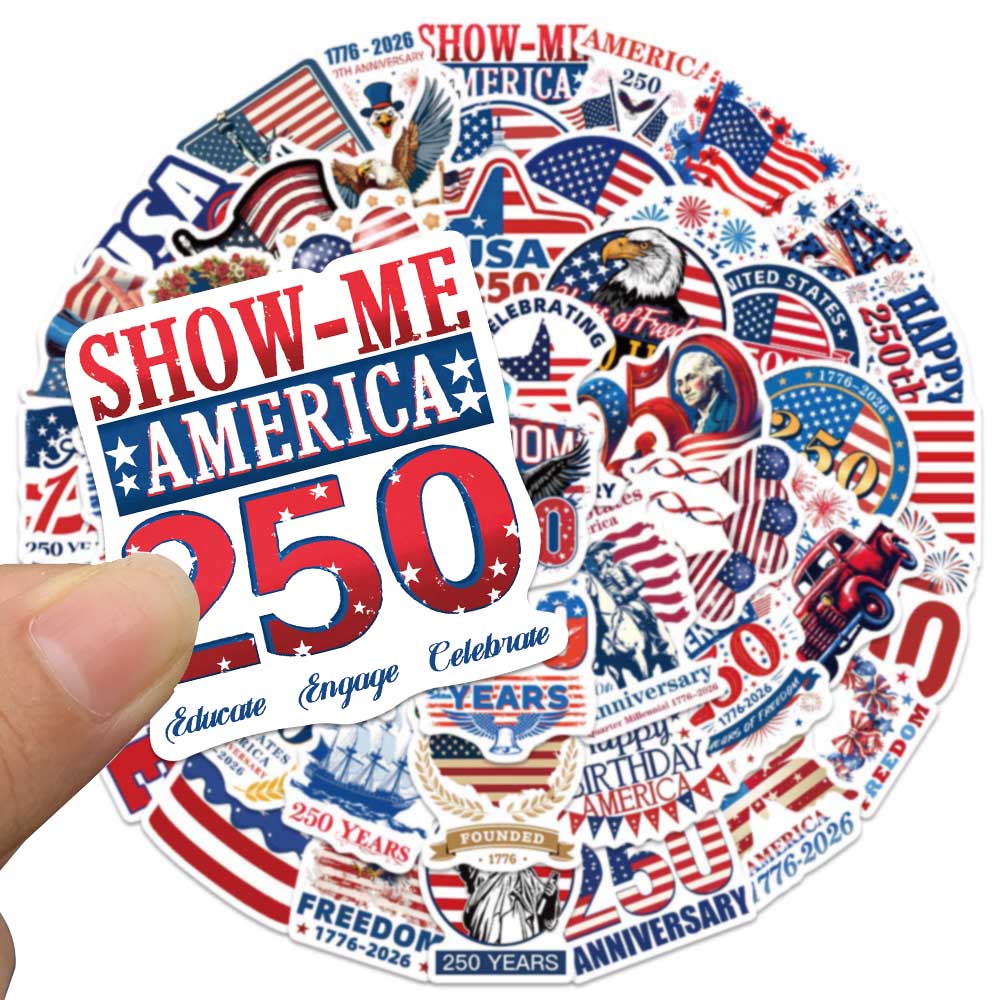 50 autocollants patriotiques U - Home Decor Usa avis et prix