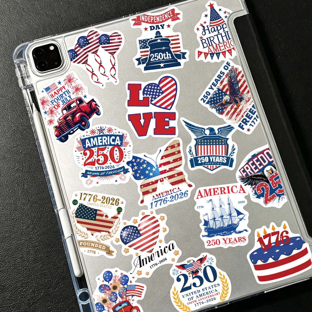 50 autocollants patriotiques U - Home Decor Usa avis et prix