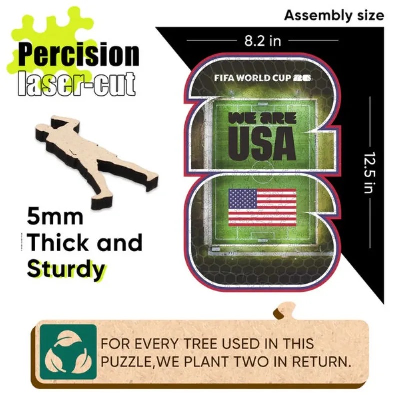 Puzzles en bois Coupe du Monde - Home Decor Usa avis et prix