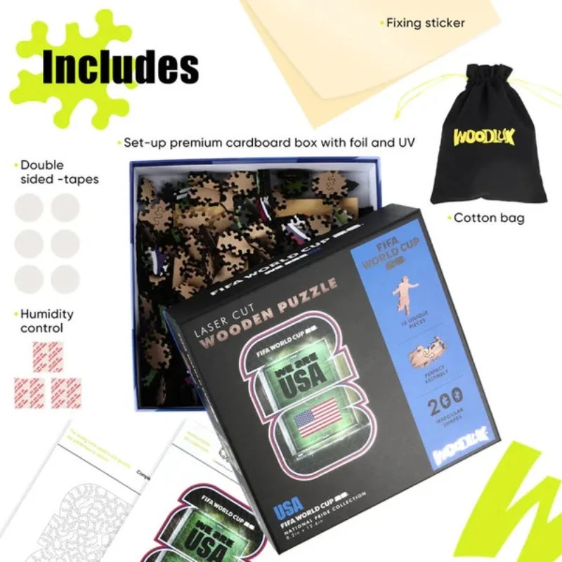 Puzzles en bois Coupe du Monde - Home Decor Usa avis et prix
