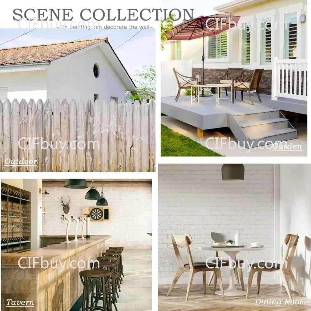 Panneau en aluminium vintage p - Home Decor Lovely Home avis et prix